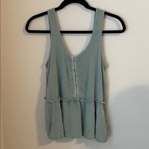Green tank top